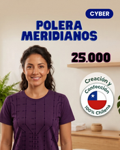 Cargar imagen en el visor de la galería, Polera Meridianos