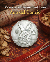 Cargar imagen en el visor de la galería, Monedas de la Suerte  Horóscopo Chino - Conejo
