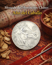 Cargar imagen en el visor de la galería, Monedas de la Suerte  Horóscopo Chino - Caballo
