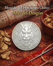 Cargar imagen en el visor de la galería, Monedas de la Suerte  Horóscopo Chino - Dragón
