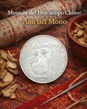 Cargar imagen en el visor de la galería, Monedas de la Suerte  Horóscopo Chino - Mono
