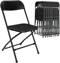 Cargar imagen en el visor de la galería, Silla Plegable Negra
