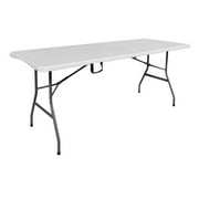 Mesa Plegable Estilo Maleta Blanca 180 cm