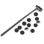 Martillo Flor de Ciruelo / Con 12 cabezas de repuestos