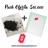.Oferta: Bolsa de Semillas Vaccaria de 50grs  más Tabla para fabricar parches de semillas o chinchetas
